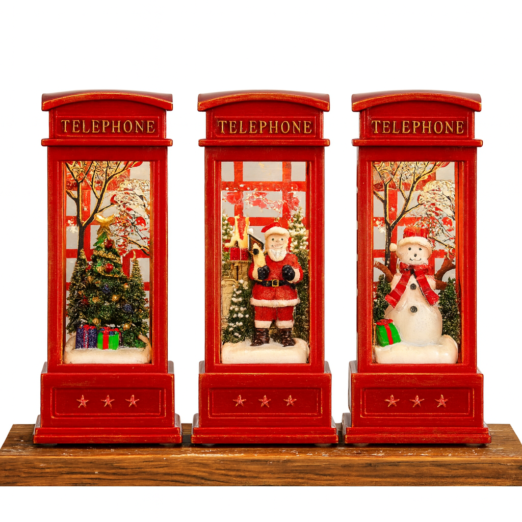 Vintage British Red Telephone Booth
