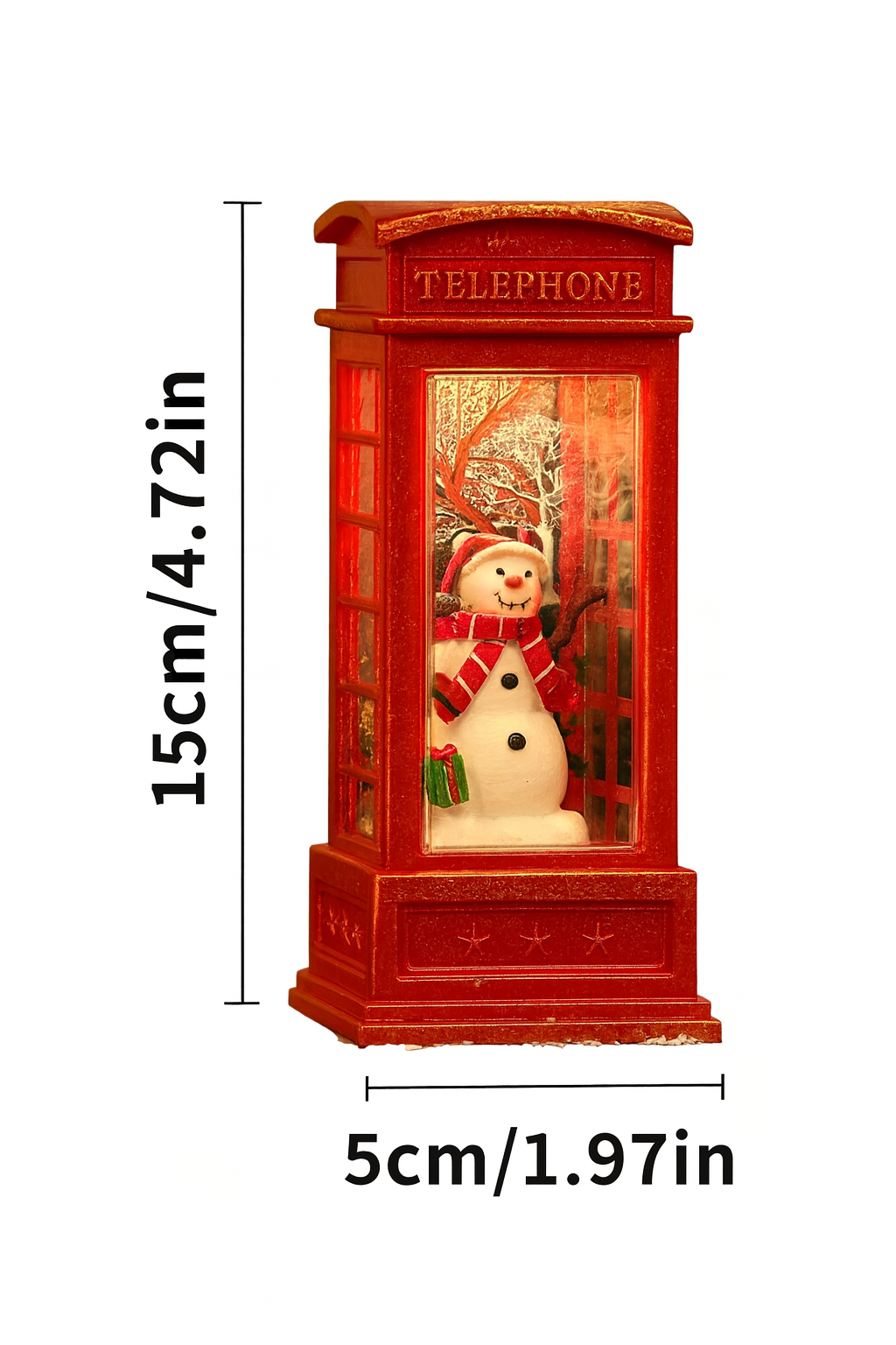 Vintage British Red Telephone Booth