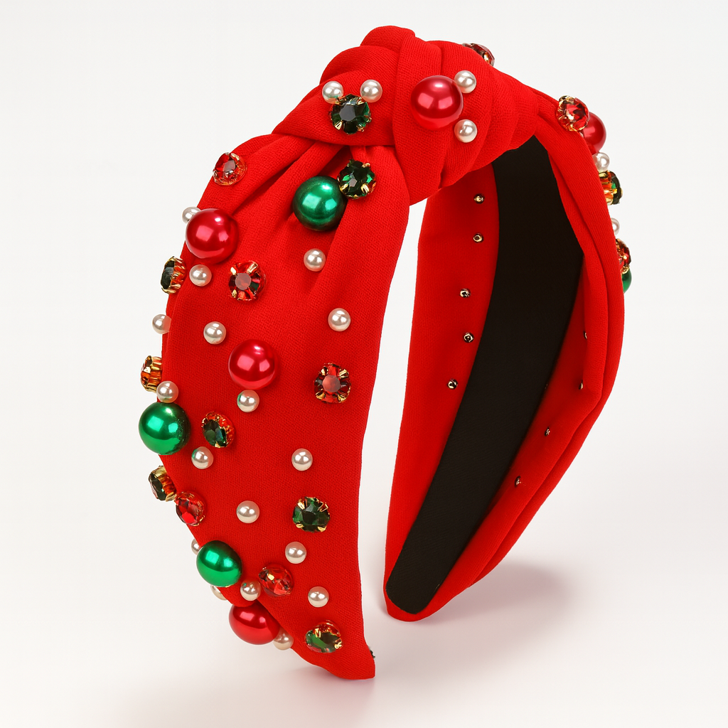 Christmas Rhinestone & Faux Headbands 1-2Pcs