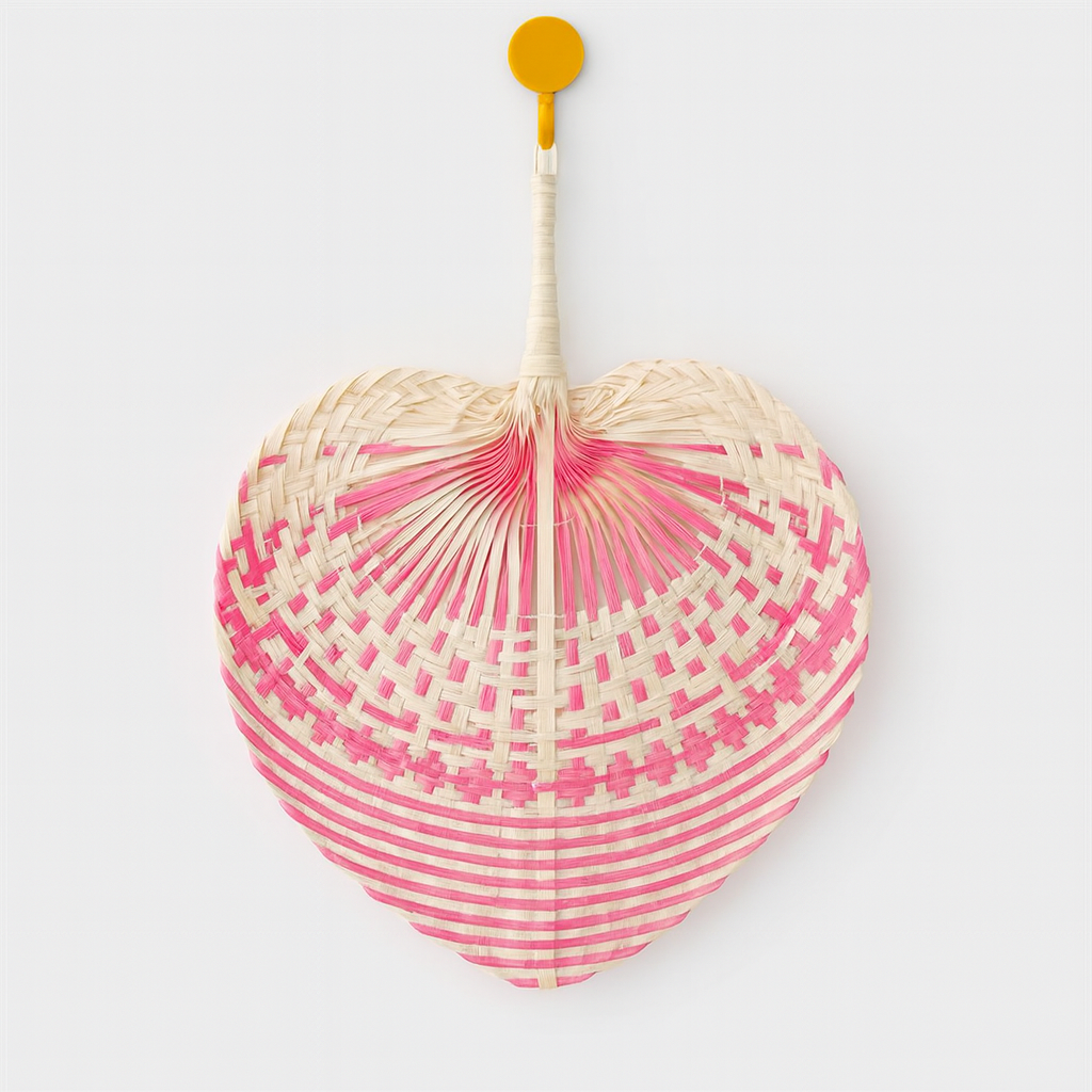Hand-woven Bamboo Fan 1Pc