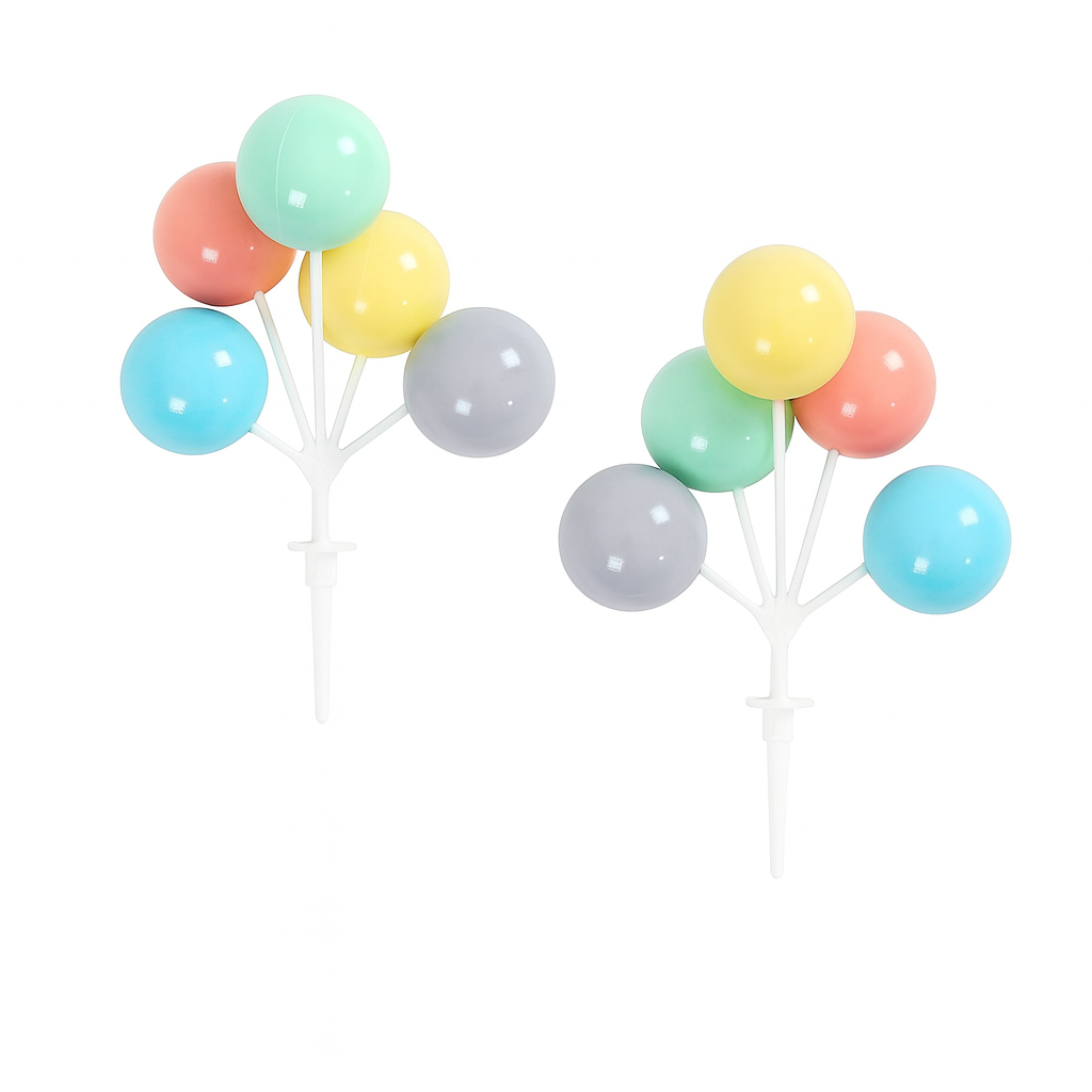 Mini Plastic Balloon Statues 15Pcs