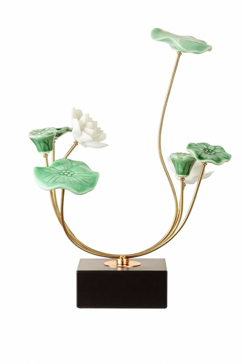 Ceramic Lotus Flower Vase 1Pc