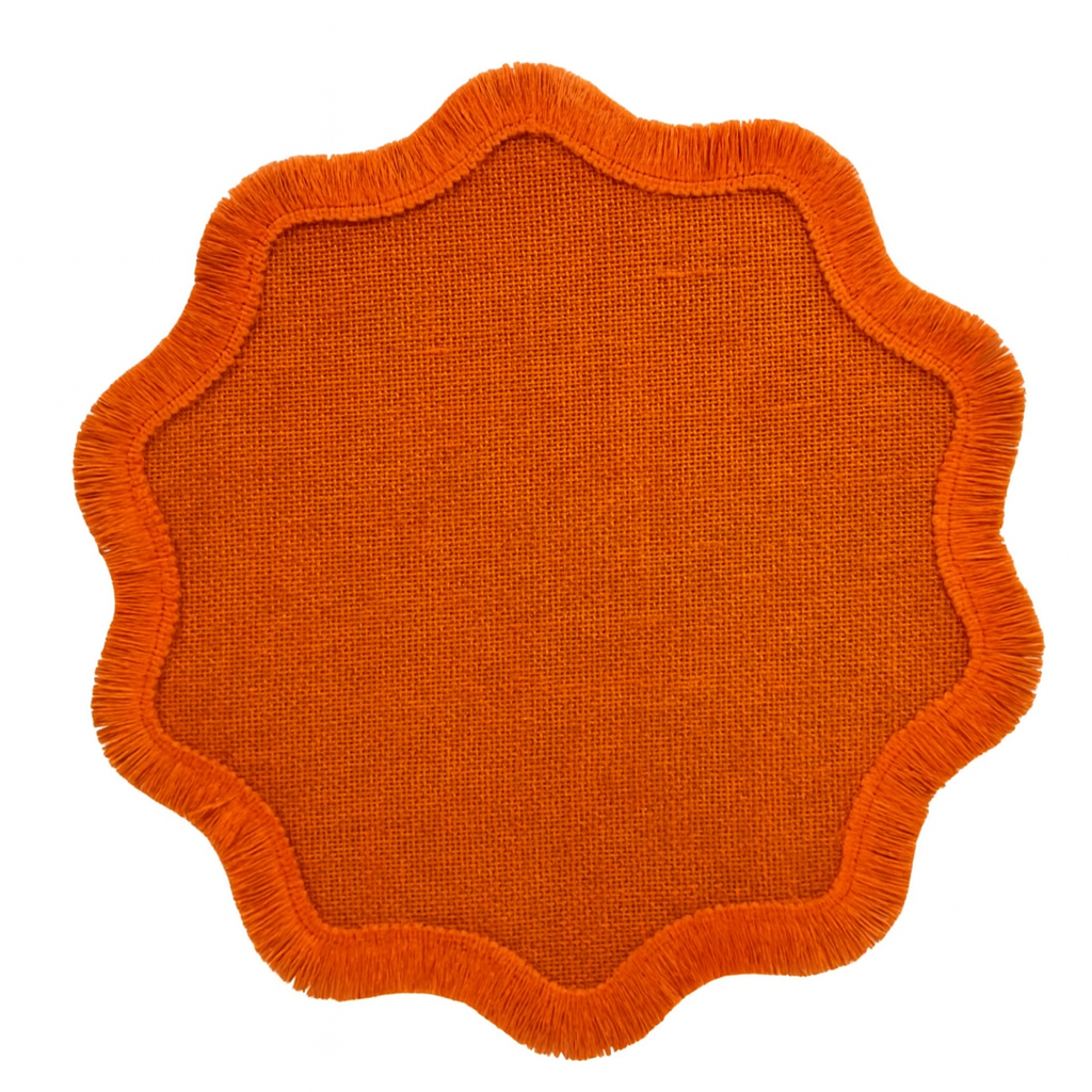 Tassel & Petal Shaped Place Mats 1Pc