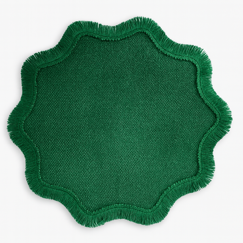 Tassel & Petal Shaped Place Mats 1Pc