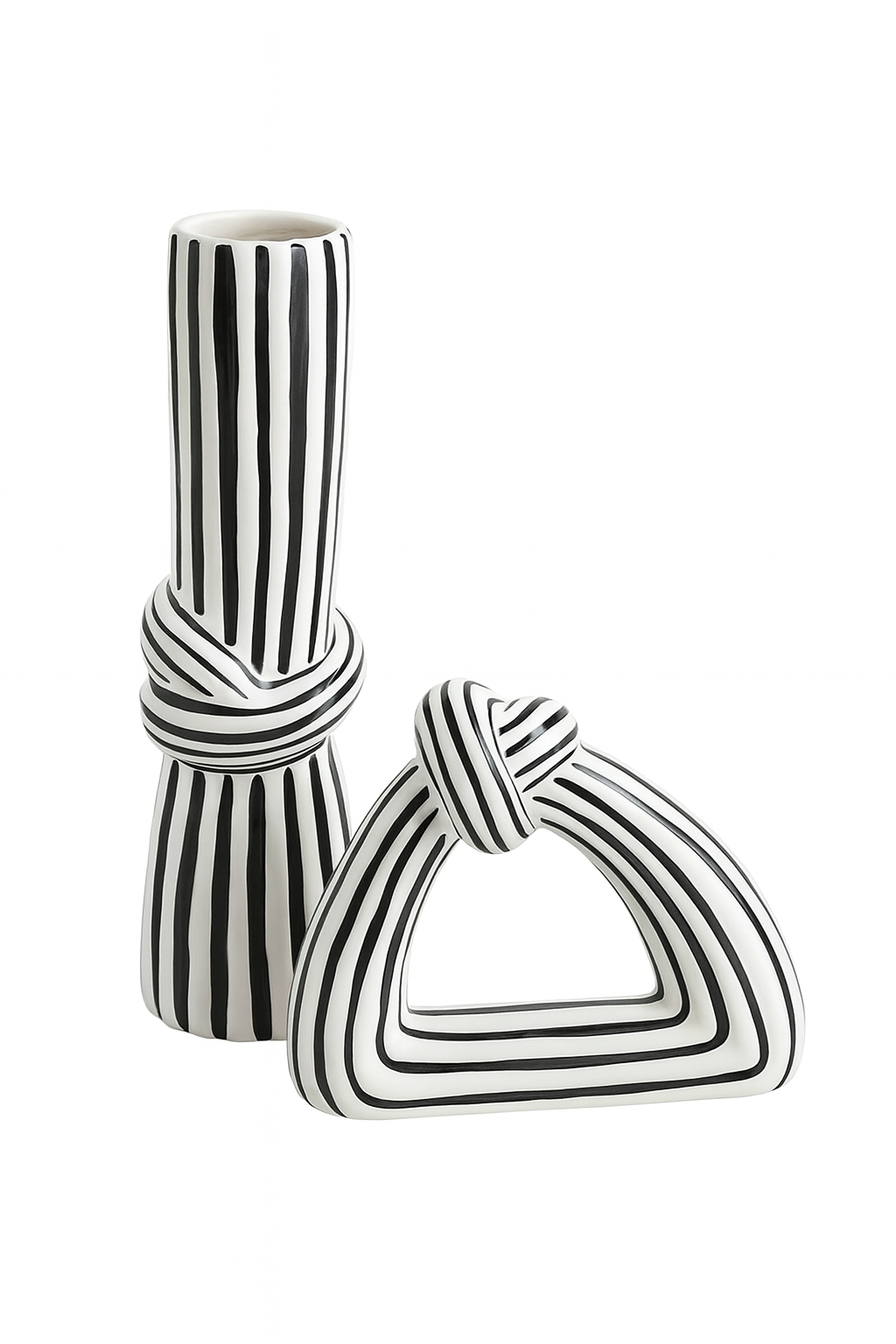 Unique Ceramic Knot Vase 1Pc