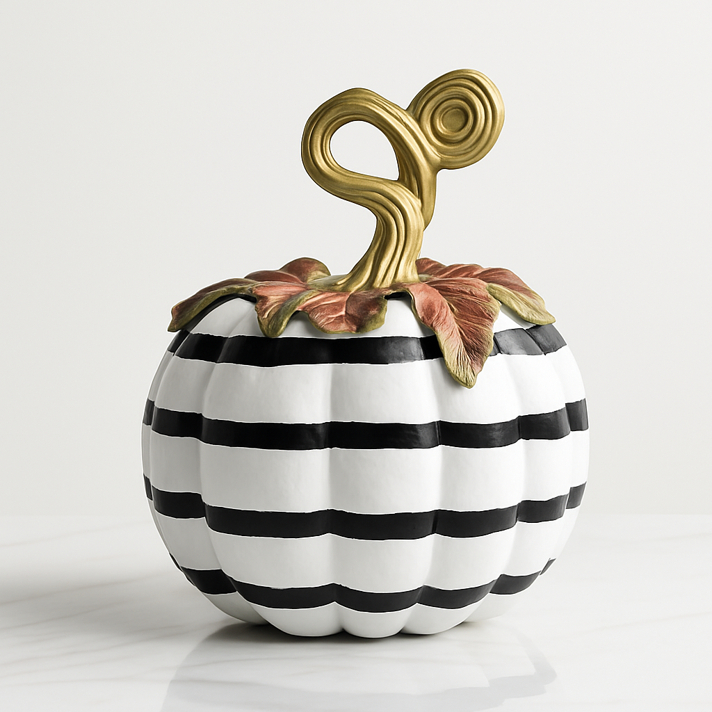 Charming Resin Pumpkin Ornament 1Pc