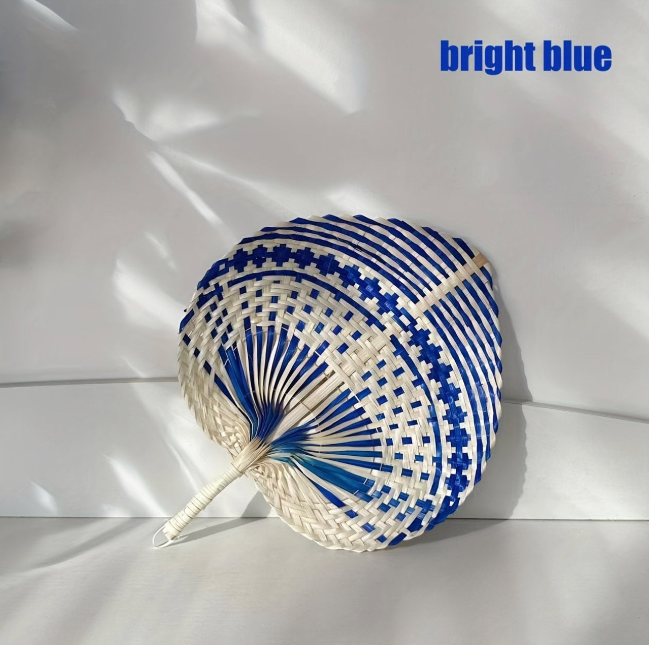 Hand-woven Bamboo Fan 1Pc