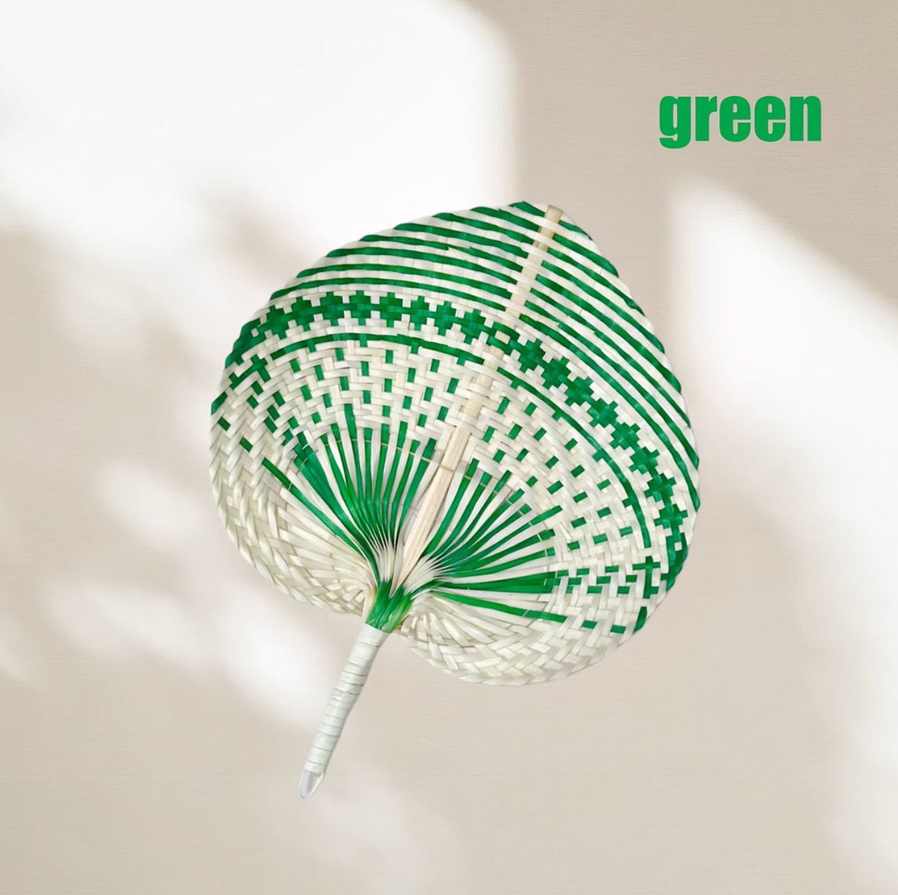 Hand-woven Bamboo Fan 1Pc