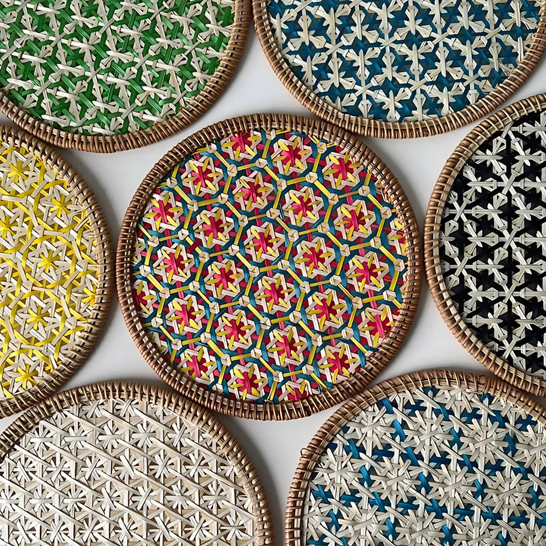 Hand Woven Round Placemats