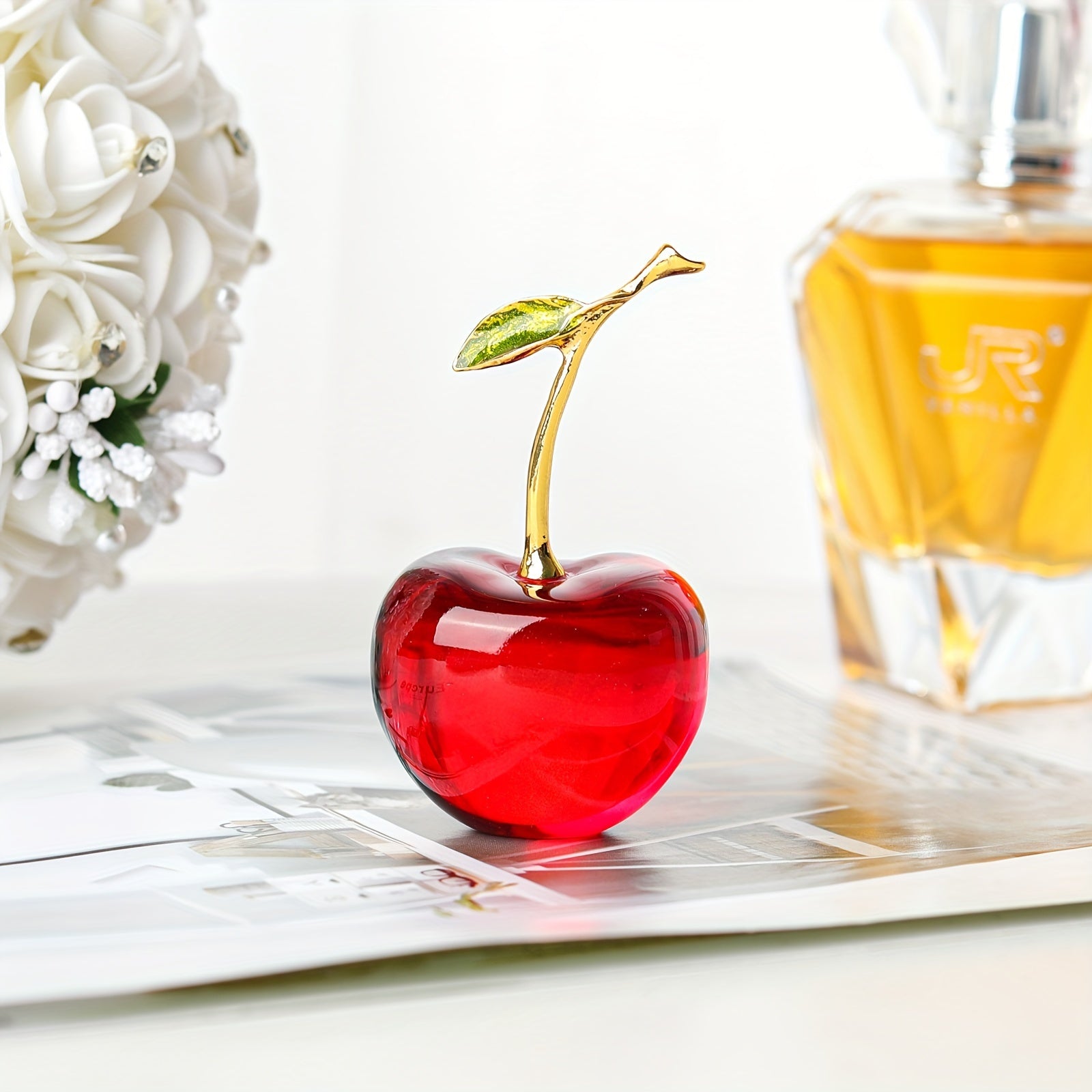 Cherry Crystal Light Ornament