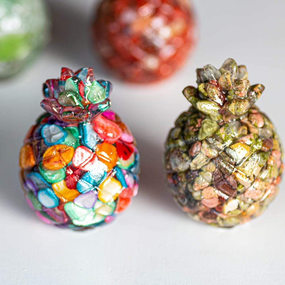 Crystal Pineapple Natural Stone Ornament